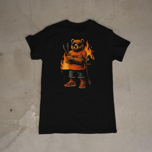 BRUUT BBQ Bear Tee – Grillmaster Edition