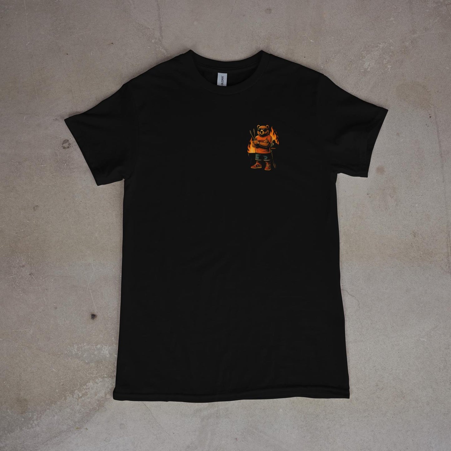 BRUUT BBQ Bear Tee – Grillmaster Edition