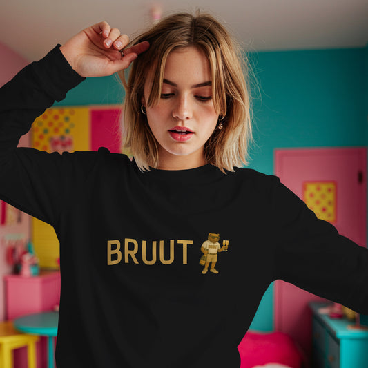 BRUUT Champagne Bear Sweater – Front & Class Edition